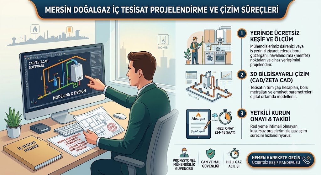 Mersin Gaz Açtırma ve Uygunluk Belgesi